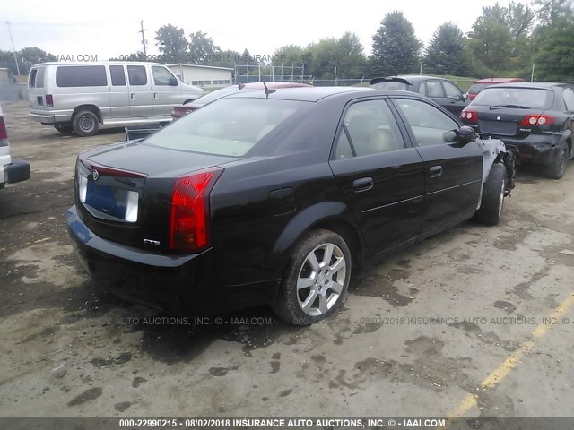 1G6DP577670100744 - 2007 CADILLAC CTS HI FEATURE V6 BLACK photo 4