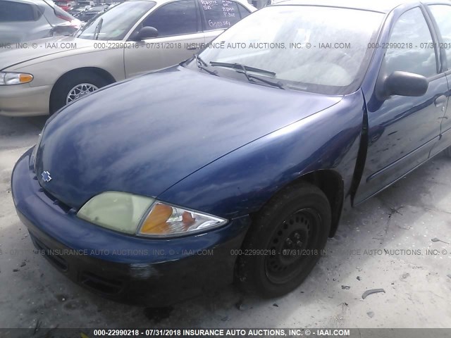 1G1JC524127307415 - 2002 CHEVROLET CAVALIER CNG Dark Blue photo 6