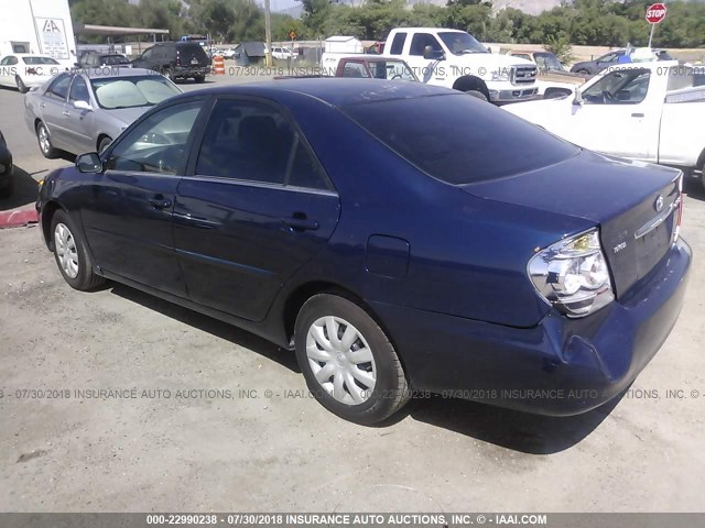 4T1BF32KX5U109889 - 2005 TOYOTA CAMRY LE/XLE/SE 蓝色 照片 3