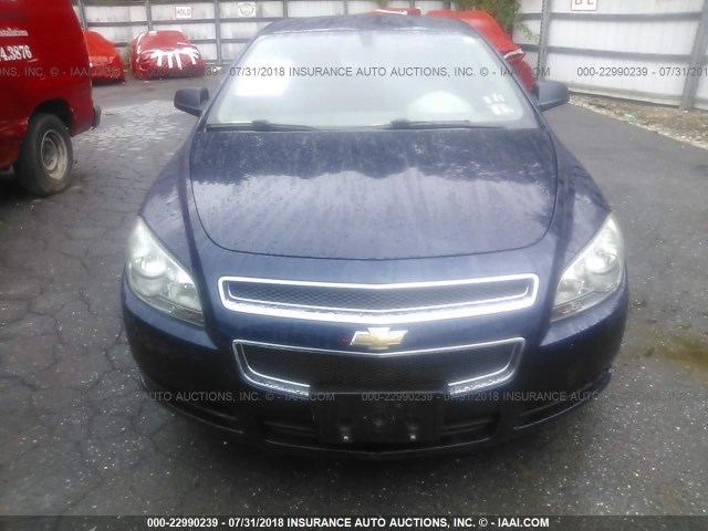 1G1ZB5E14BF139833 - 2011 CHEVROLET MALIBU LS ლურჯი ფოტო 6