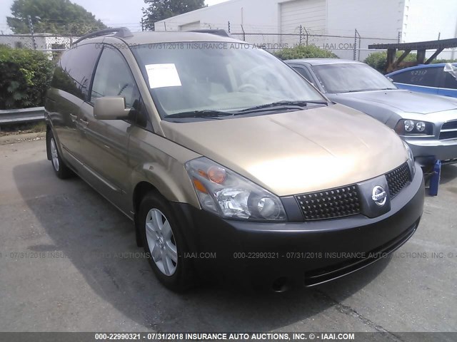 5N1BV28U04N329637 - 2004 NISSAN QUEST S/SE/SL GOLD photo 6