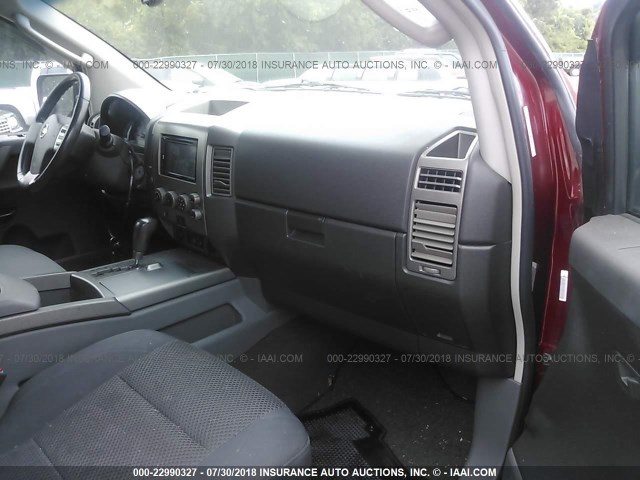 5N1AA08A45N733270 - 2005 NISSAN ARMADA BURGUNDY photo 5