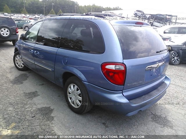 2A4GP54L37R261743 - 2007 CHRYSLER TOWN & COUNTRY TOURING BLUE photo 3