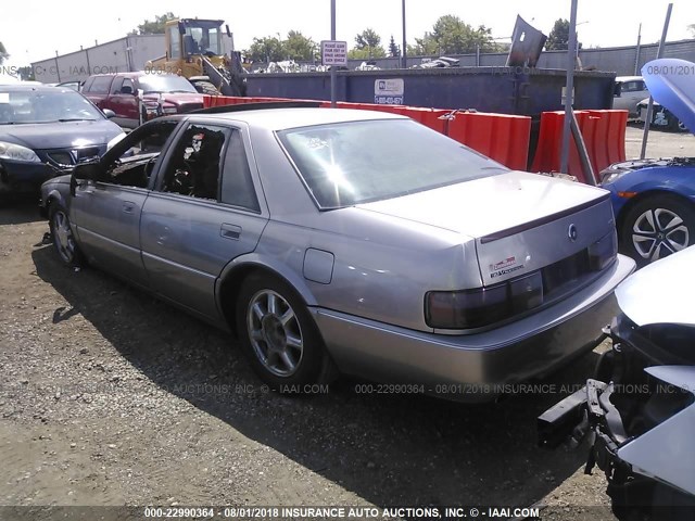 1G6KY5297VU803711 - 1997 CADILLAC SEVILLE STS Pewter photo 3