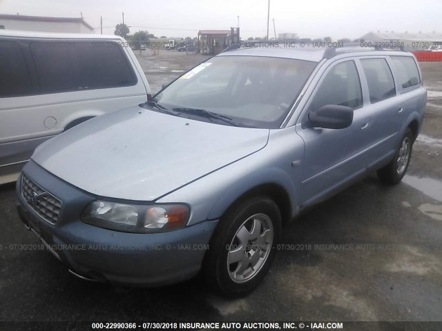 YV1SZ58D911011538 - 2001 VOLVO V70 XC Light Blue photo 2