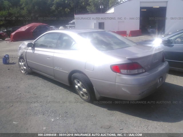 2T1CF22P9XC124687 - 1999 TOYOTA CAMRY SOLARA SE/SLE ბეჟი ფოტო 3