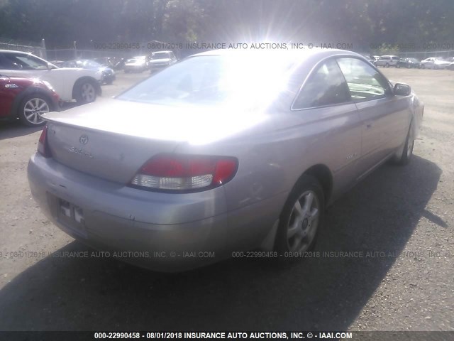 2T1CF22P9XC124687 - 1999 TOYOTA CAMRY SOLARA SE/SLE ბეჟი ფოტო 4