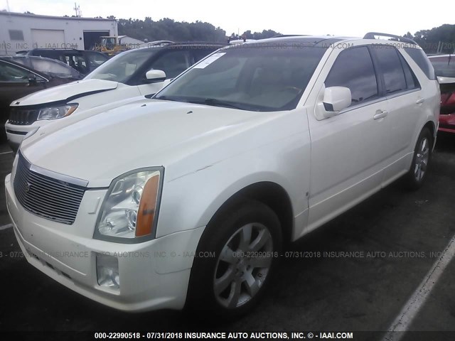 1GYEE637460139215 - 2006 CADILLAC SRX WHITE photo 2