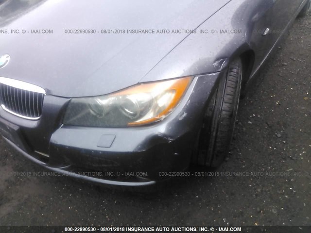 WBAVD33536KV66649 - 2006 BMW 330 XI GRAY photo 6