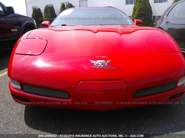 1G1YY12S515100673 - 2001 CHEVROLET CORVETTE Z06 RED photo 6