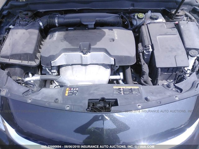 1G11F5SL9FF110311 - 2015 CHEVROLET MALIBU LTZ 灰色 照片 10