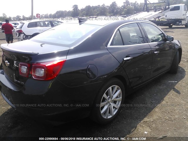 1G11F5SL9FF110311 - 2015 CHEVROLET MALIBU LTZ 灰色 照片 4