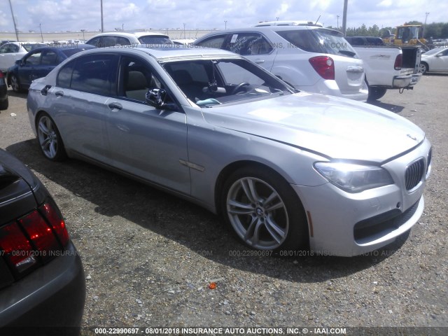 WBAYE8C50DD133945 - 2013 BMW 750 LI SILVER photo 1