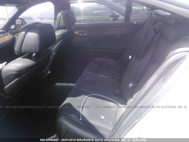 WBAYE8C50DD133945 - 2013 BMW 750 LI SILVER photo 8