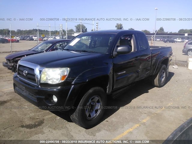 5TETU62NX5Z111756 - 2005 TOYOTA TACOMA PRERUNNER ACCESS CAB BLACK photo 2