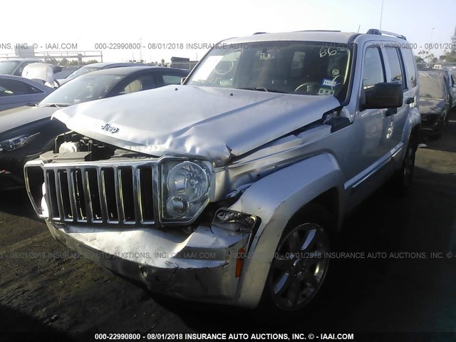 1J4PP5GK2AW140753 - 2010 JEEP LIBERTY LIMITED SILVER photo 2