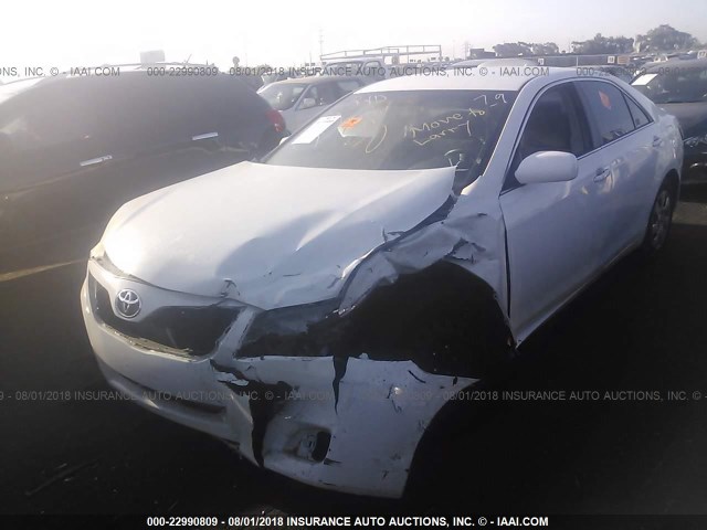 4T1BF3EK6AU520468 - 2010 TOYOTA CAMRY SE/LE/XLE WHITE photo 2