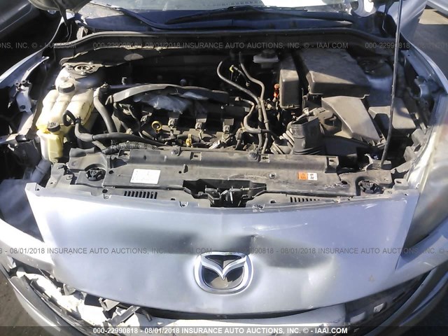 JM1BL1K60B1460263 - 2011 MAZDA 3 S SILVER photo 10