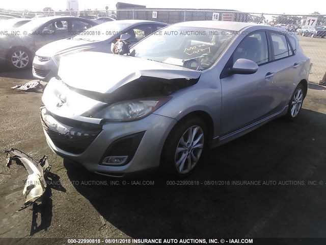 JM1BL1K60B1460263 - 2011 MAZDA 3 S SILVER photo 2