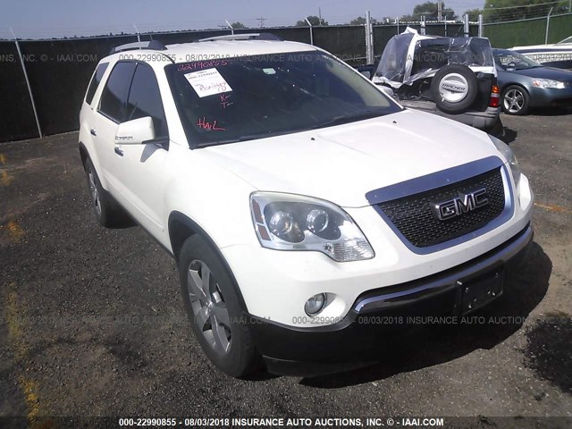 1GKKVRED7BJ391515 - 2011 GMC ACADIA SLT-1 WHITE photo 1