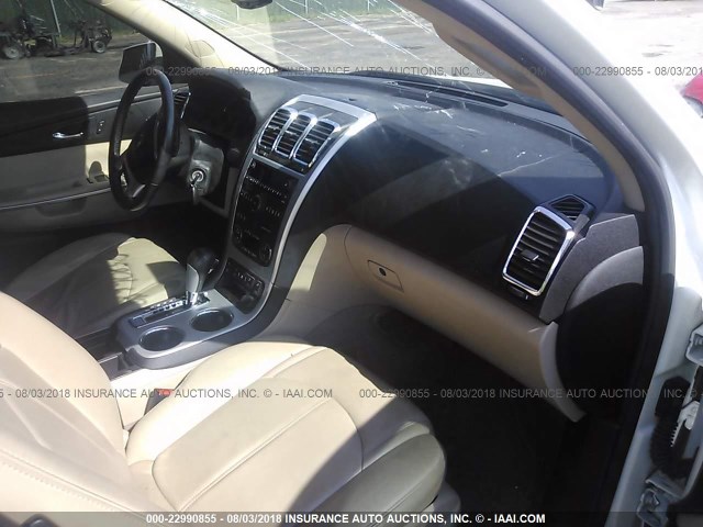1GKKVRED7BJ391515 - 2011 GMC ACADIA SLT-1 Biały zdjęcie 5