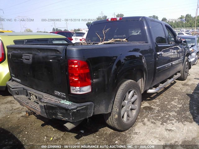 3GTP2XE25BG392967 - 2011 GMC SIERRA K1500 DENALI BLACK photo 4