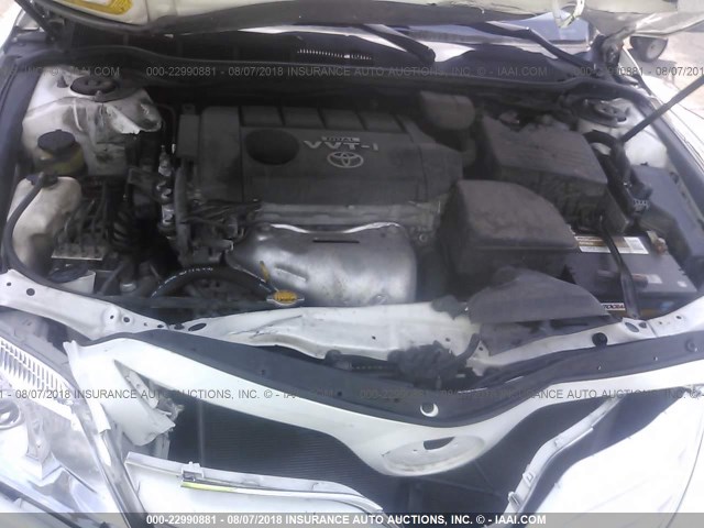 4T1BF3EK8AU506880 - 2010 TOYOTA CAMRY SE/LE/XLE თეთრი ფოტო 10