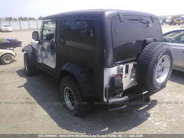 1J4FA44S16P742511 - 2006 JEEP WRANGLER / TJ UNLIMITED WHITE photo 3