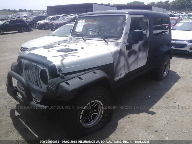 1J4FA44S16P742511 - 2006 JEEP WRANGLER / TJ UNLIMITED WHITE photo 6