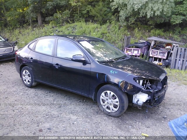 KMHDU46D99U806086 - 2009 HYUNDAI ELANTRA GLS/SE BLACK photo 1