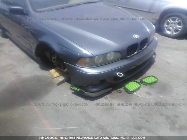 WBADN63452GN87792 - 2002 BMW 540 I AUTOMATIC GRAY photo 6