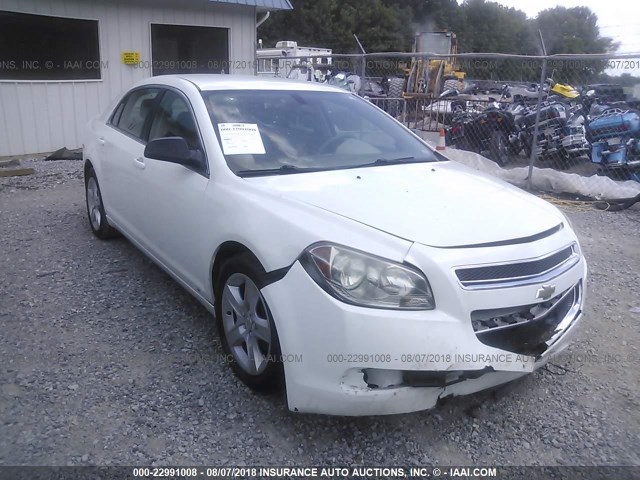 1G1ZG57B394107551 - 2009 CHEVROLET MALIBU LS WHITE photo 6