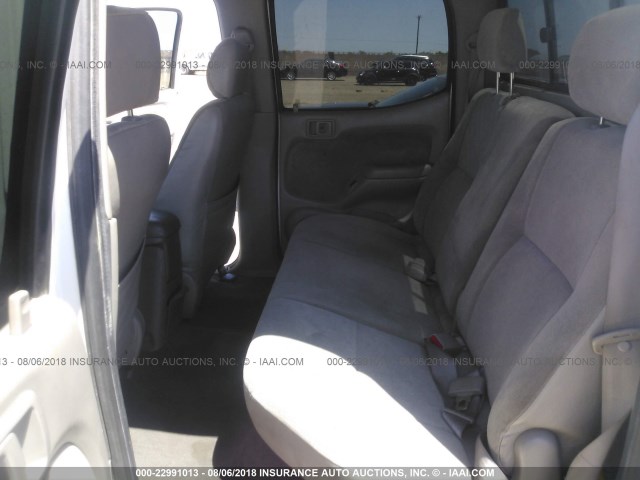 5TEGN92N11Z864389 - 2001 TOYOTA TACOMA DOUBLE CAB PRERUNNER WHITE photo 8