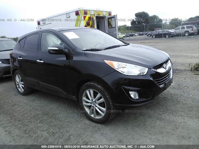 KM8JUCAC5DU710699 - 2013 HYUNDAI TUCSON GLS/LIMITED BLACK photo 1