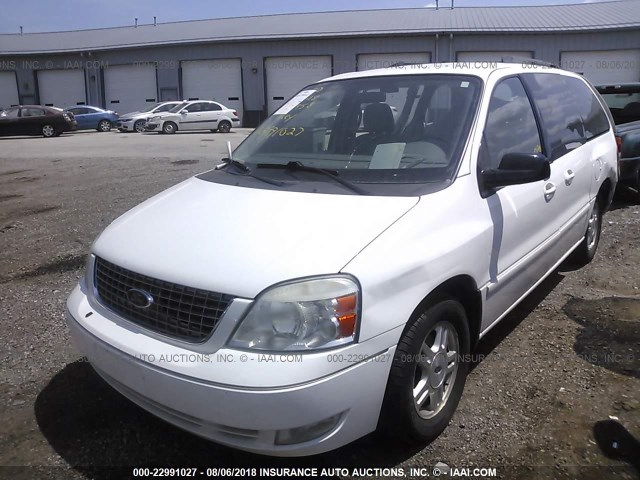 2FMZA52227BA09092 - 2007 FORD FREESTAR SEL WHITE photo 2