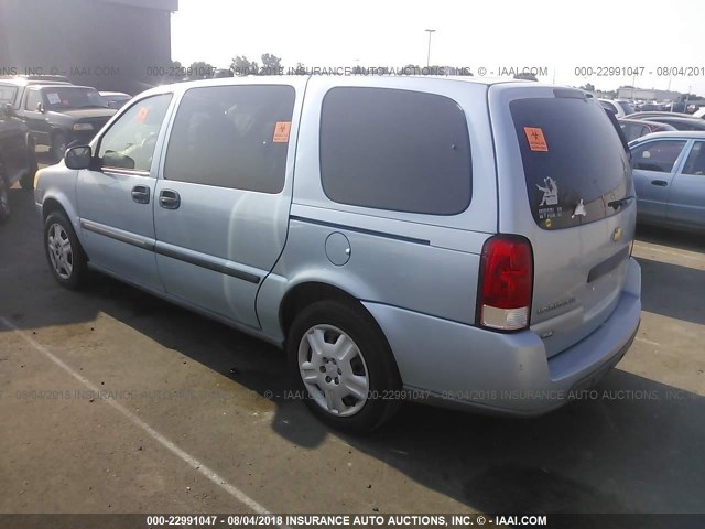 1GNDV23W87D201248 - 2007 CHEVROLET UPLANDER LS Light Blue photo 3