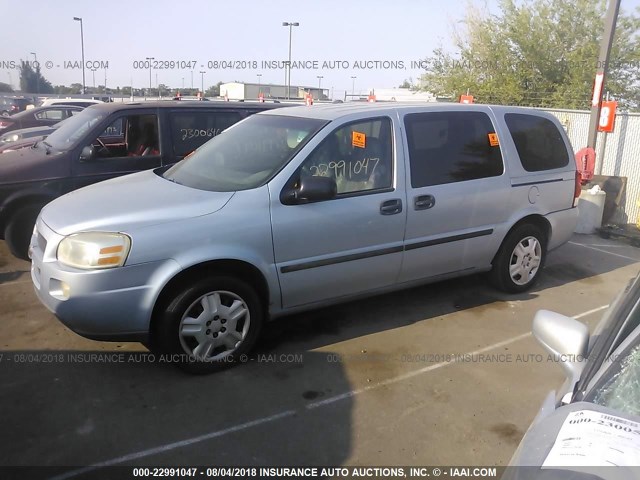 1GNDV23W87D201248 - 2007 CHEVROLET UPLANDER LS Light Blue photo 6