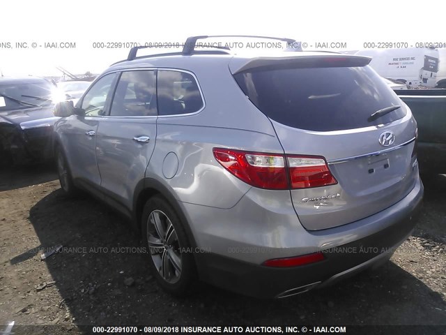 KM8SRDHFXFU109089 - 2015 HYUNDAI SANTA FE GLS/LIMITED GRAY photo 3