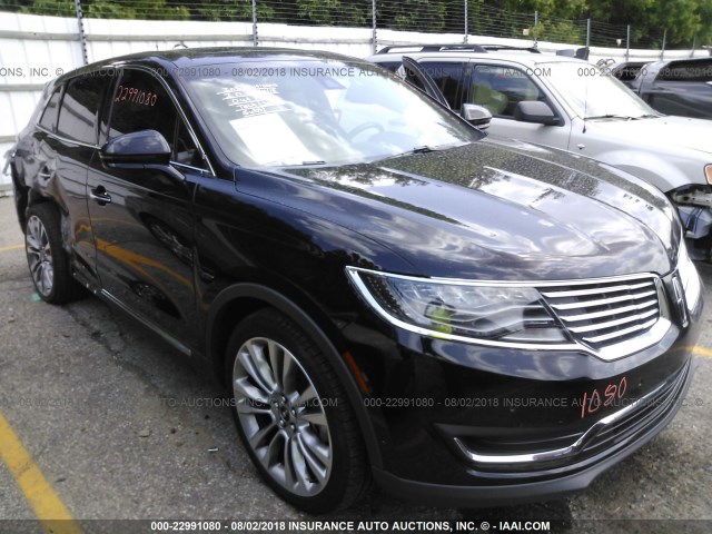 2LMTJ8LP1GBL46326 - 2016 LINCOLN MKX RESERVE BLACK photo 1