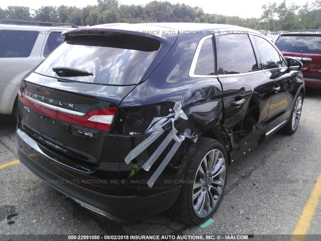 2LMTJ8LP1GBL46326 - 2016 LINCOLN MKX RESERVE 黑色 照片 4