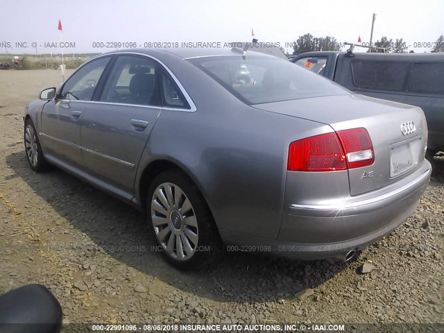 WAULL44E95N008848 - 2005 AUDI A8 4.2 QUATTRO SILVER photo 3