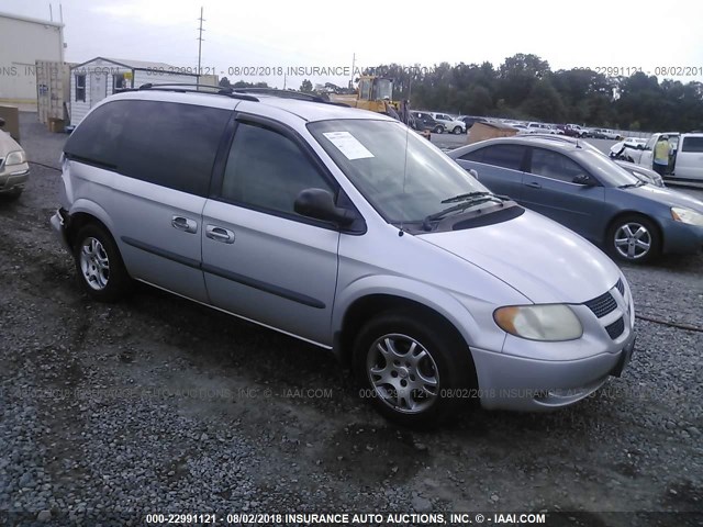 1D4GP45R94B534099 - 2004 DODGE CARAVAN SXT SILVER photo 1