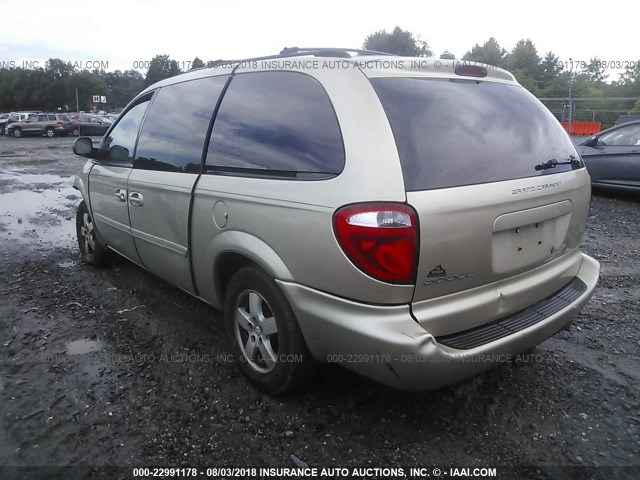 2D8GP44L97R301325 - 2007 DODGE GRAND CARAVAN SXT TAN photo 3