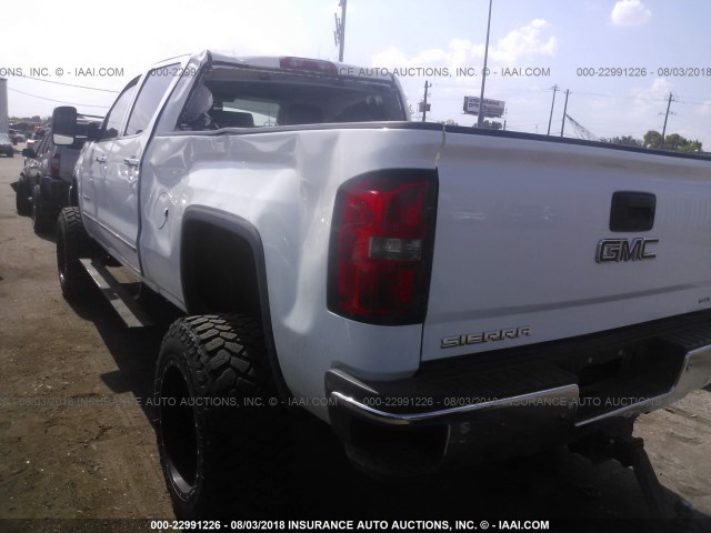 1GT12ZE84FF169011 - 2015 GMC SIERRA K2500 SLT WHITE photo 3