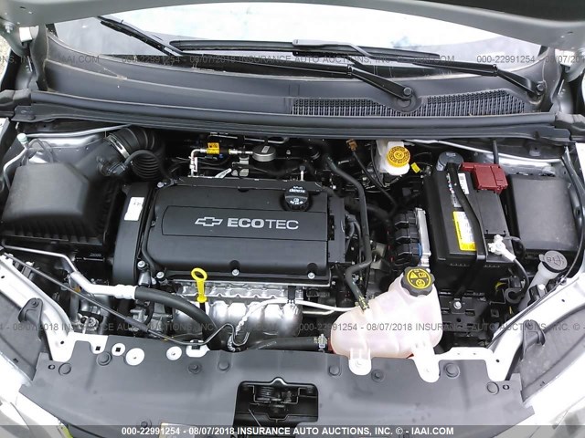 1G1JB5SH2J4116009 - 2018 CHEVROLET SONIC LS 银色 照片 10