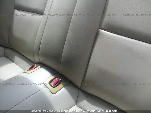 JT8JZ31C7S0030442 - 1995 LEXUS SC 300 WHITE photo 8