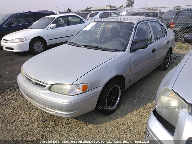 1NXBR12E6YZ309517 - 2000 TOYOTA COROLLA VE/CE/LE 银色 照片 2