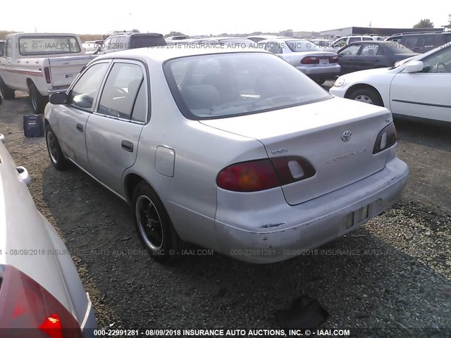 1NXBR12E6YZ309517 - 2000 TOYOTA COROLLA VE/CE/LE 银色 照片 3