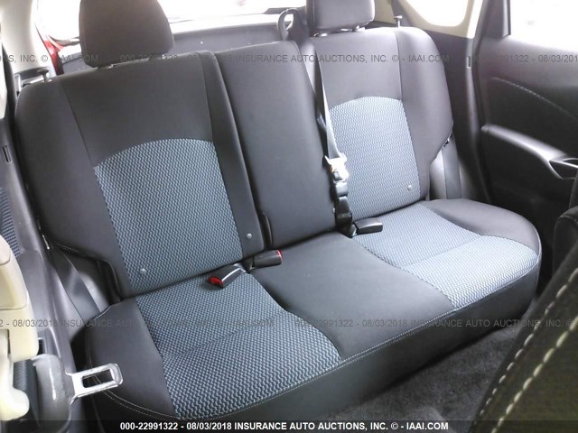 3N1CE2CP3GL371365 - 2016 NISSAN VERSA NOTE S/S PLUS/SV/SL/SR MAROON photo 8