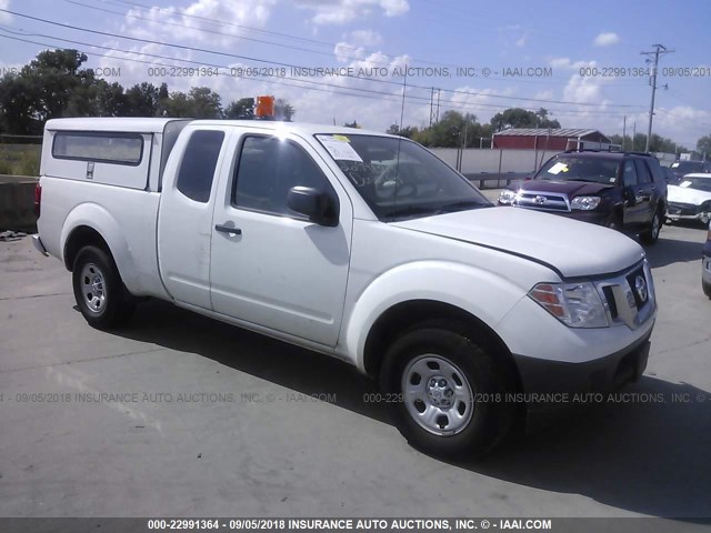 1N6BD0CT8EN724402 - 2014 NISSAN FRONTIER S/SV WHITE photo 1